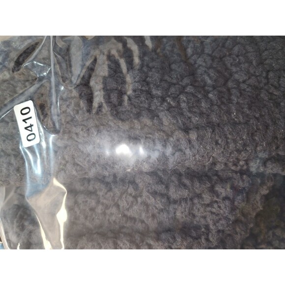 Victoria's Secret PINK Teddy Bear Gray Sherpa Women XS Sweater 1/4 Zip Pullover - Picture 11 of 11